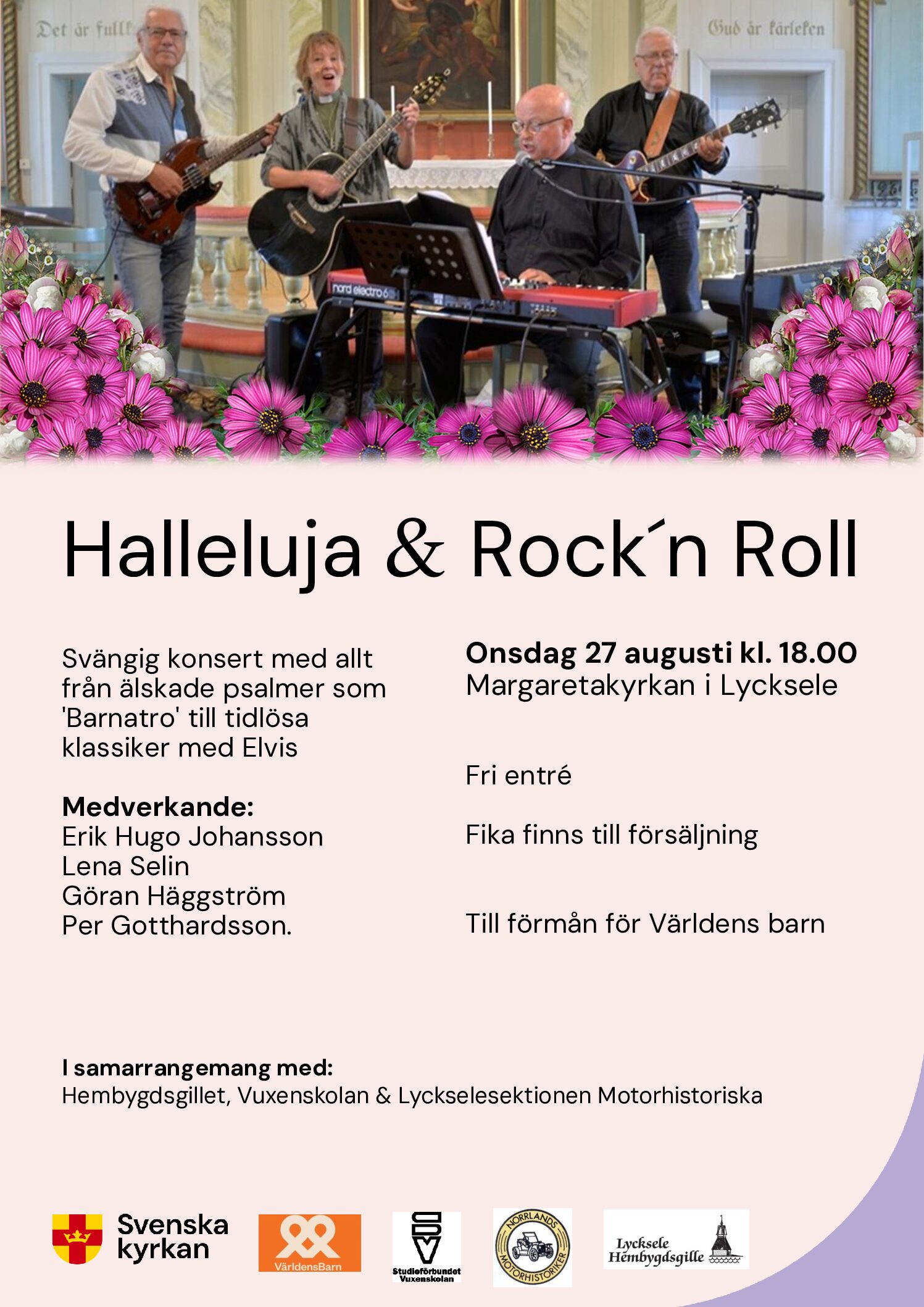 Musikkväll Lycksele-sektionen
