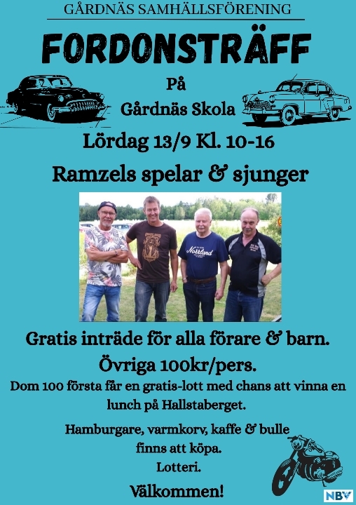 Fordonsträff i Gårdnäs